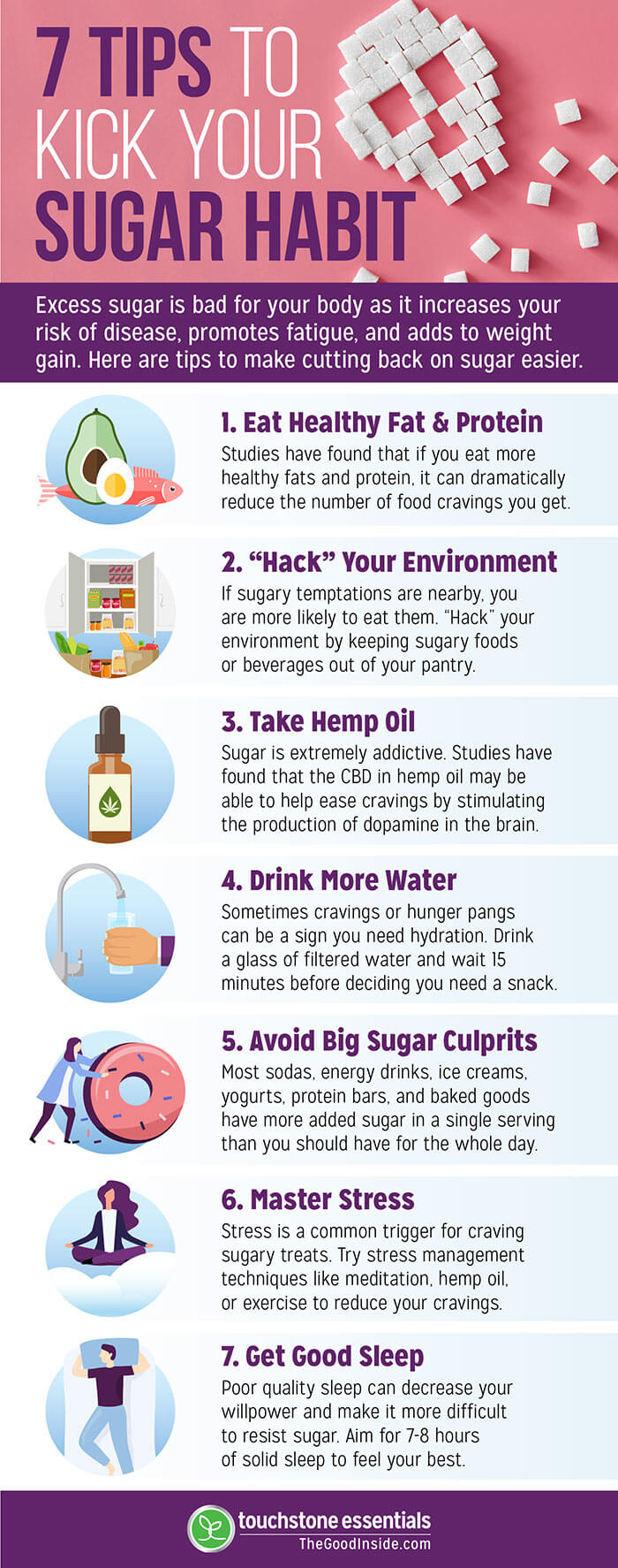 7 Tips to Kick Your Sugar Habit 