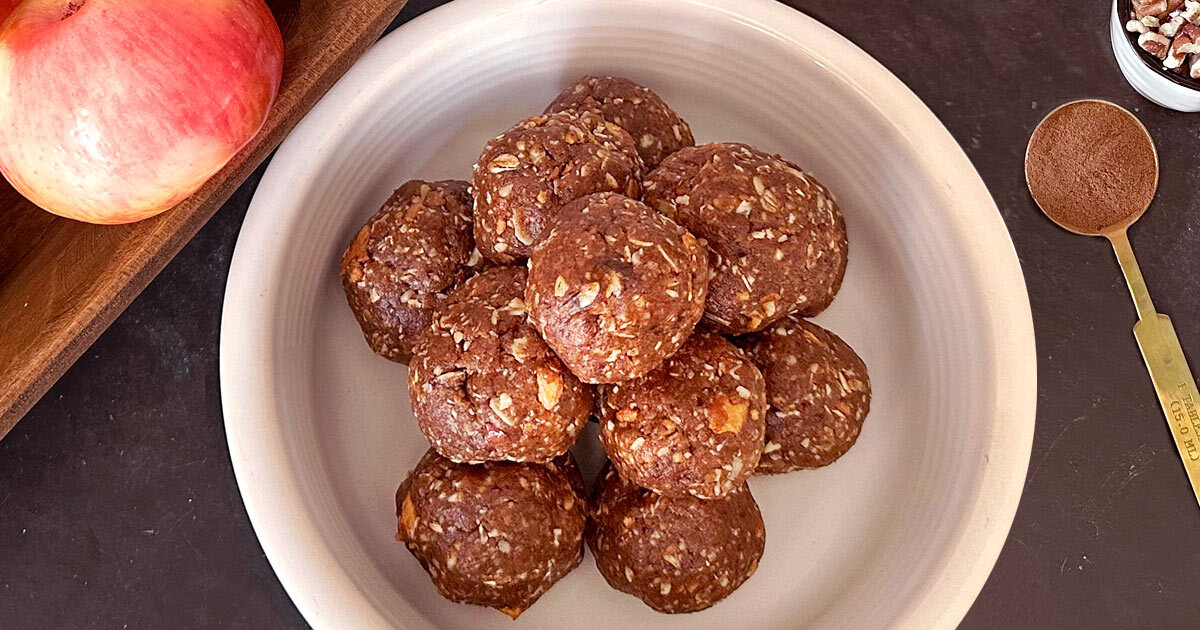 No Bake Apple Pie Bites