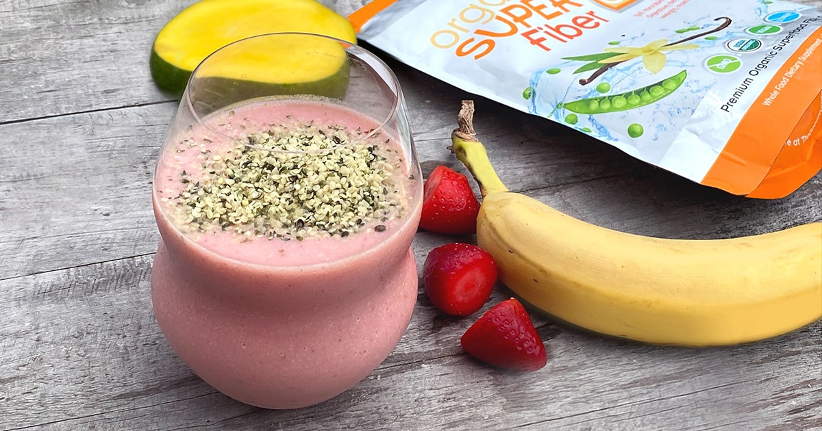 Strawberry Banana High Fiber Smoothie