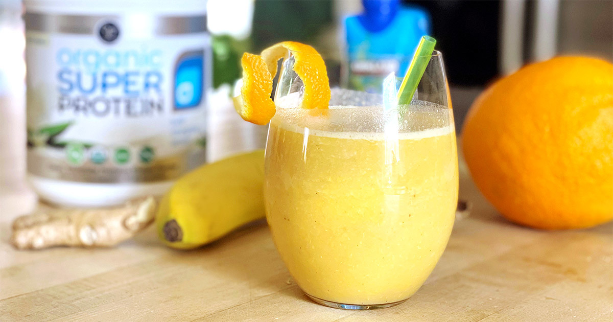 Orange Ginger Energizing Smoothie